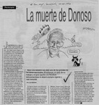 La muerte de Donoso  [artículo] Leo Bedezko.
