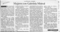 Mujeres con Gabriela Mistral  [artículo] Keka y Mafalda.