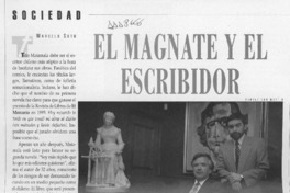 El magnate y el escribidor  [artículo] Marcelo Soto.