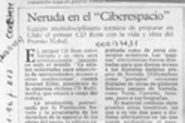 Neruda en el "Ciberespacio"