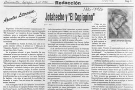 Jotabeche y "El Copiapino  [artículo] Oriel Alvarez Gómez.