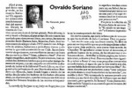 Osvaldo Soriano  [artículo] Fernando Jerez.
