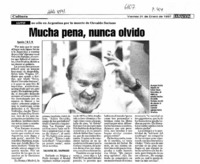 Mucha pena, nunca olvido  [artículo] M. E. M.