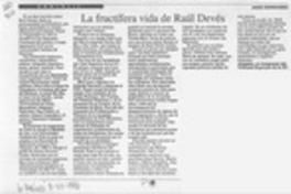 La fructífera vida de Raúl Devés  [artículo] Jorge Mandujano.