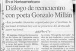 Diálogo de reencuentro con poeta Gonzalo Millán