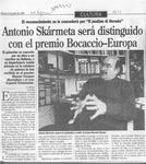Antonio Skármeta será distinguido con el premio Bocaccio-Europa  [artículo].