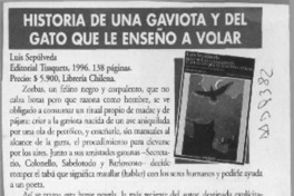 Historia de una gaviota y del gato que le enseñó a volar  [artículo] Lina Meruane.