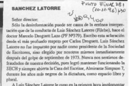 Sánchez Latorre  [artículo] Virginia Vidal.