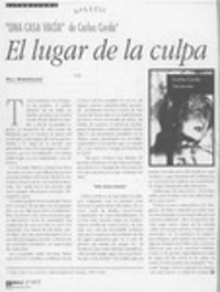 El lugar de la culpa  [artículo] Mili Rodríguez.