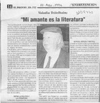 "Mi amante es la literatura"  [artículo].