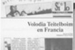 Volodia Teitelboim en Francia  [artículo].