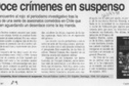Doce crímenes en suspenso  [artículo].