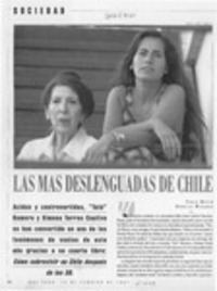 Las más deslenguadas de Chile  [artículo] Pablo Marín [y] Rodrigo Miranda.