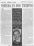Neruda en dos tiempos  [artículo] José Rodríguez Elizondo.