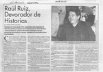 Raúl Ruiz, devorador de historias  [artículo] Pedro Pablo guerrero.