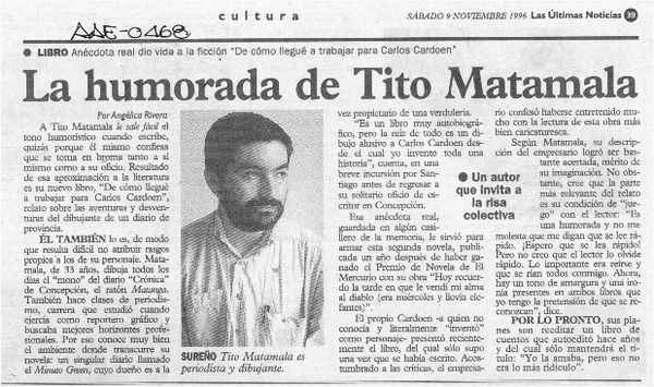 La Humorada de Tito Matamala  [artículo].