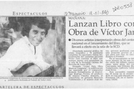 Lanzan libro con obra de Víctor Jara  [artículo].