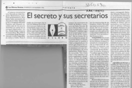 El secreto y sus secretarios