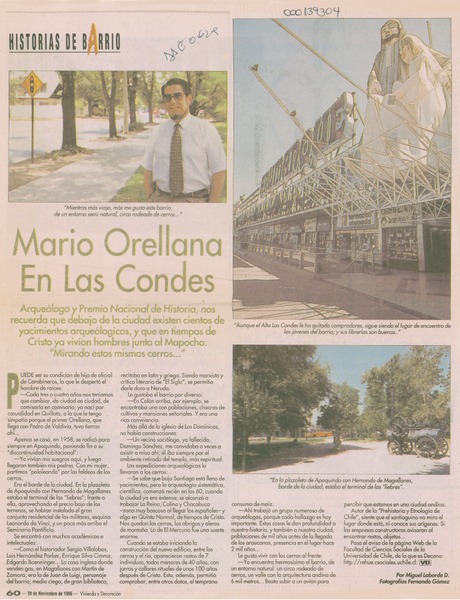 Mario Orellana en Las Condes