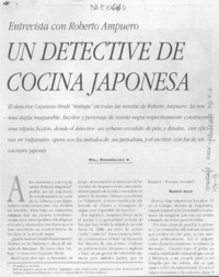 Un detective de cocina japonesa  [artículo] Mili Rodríguez V.