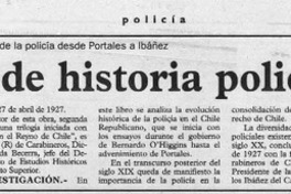 Un Siglo de historia policial  [artículo].