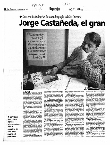 Jorge Castañeda, el gran desmitificador  [artículo] María Isabel de Martini.