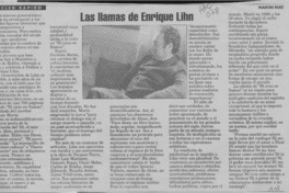 Las llamas de Enrique Lihn  [artículo] Martin Ruiz.