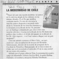 La Modernidad de Chile  [artículo].