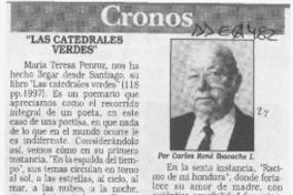 "Las catedrales verdes"  [artículo] Carlos René Ibacache I.