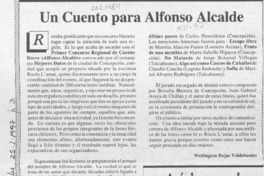 Un cuento para Alfonso Alcalde  [artículo] Wellington Rojas Valdebenito.