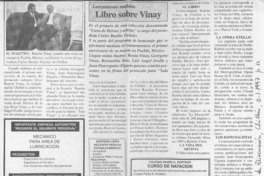Libro sobre Vinay  [artículo].