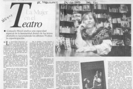 La mujer en el teatro  [artículo] José Miguel Izquierdo.