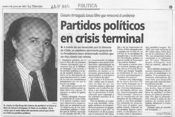 Partidos políticos en crisis terminal  [artículo] Patricia Politzer.