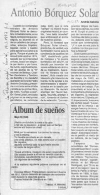 Antonio Bórquez Solar  [artículo] Andrés Sabella.