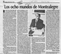 Los ocho mundos de Montealegre  [artículo] Miguel Arteche.