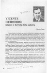 Vicente Huidobro, triunfo y derrota de la palabra