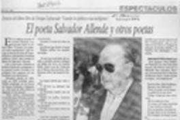 El Poeta Salvador Allende y otros poetas  [artículo].