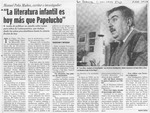 "La literatura infantil es hoy más que Papelucho"  [artículo] Andrés Gómez.