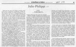 Julio Philippi  [artículo] Osvaldo Muñoz M.