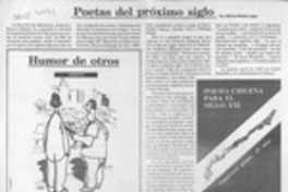 Poetas del próximo siglo  [artículo] Marino Muñoz Lagos.