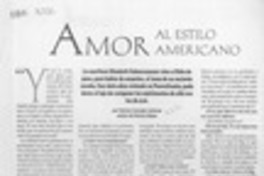 Al estilo amor americano  [artículo] Patricio Andrés Corvalán Carbone.