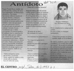 Antídoto  [artículo] Enrique Villablanca.