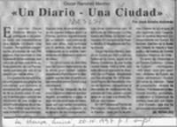 "Un diario-una ciudad"  [artículo] José Arraño Acevedo.