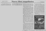 Nuevo libro magallánico  [artículo] Marino Muñoz Lagos.