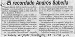 El Recordado Andrés Sabella