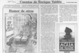 Cuentos de Enrique Valdés  [artículo] Marino Muñoz Lagos.