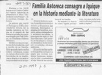 Familia Astoreca consagra a Iquique en la historia mediante la literatura  [artículo].