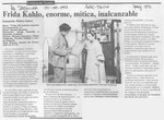 Frida Kahlo, enorme, mítica, inalcanzable  [artículo] Pedro Labra.