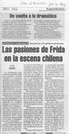 Las pasiones de Frida en la escena chilena  [artículo] C. G. M.