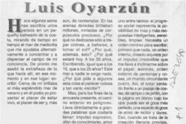 Luis Oyarzún  [artículo].